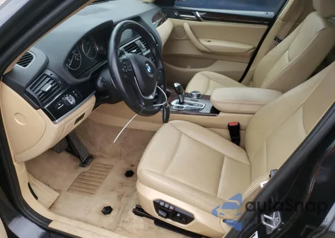 2015 BMW X3 xDrive28I z USA, uszkodzony, nr VIN 5UXWX9C57F0D59521